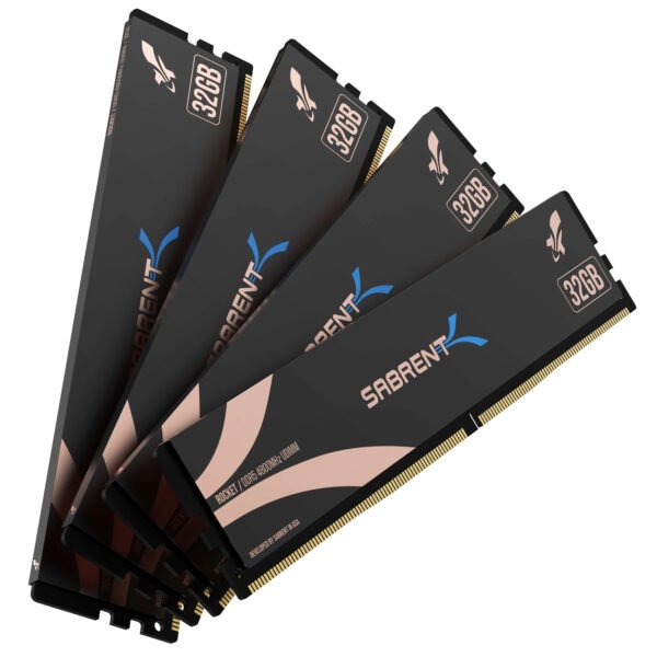 Sabrent Rocket DDR5 128GB U-DIMM 4800MHz Memory Kit (4x32GB)