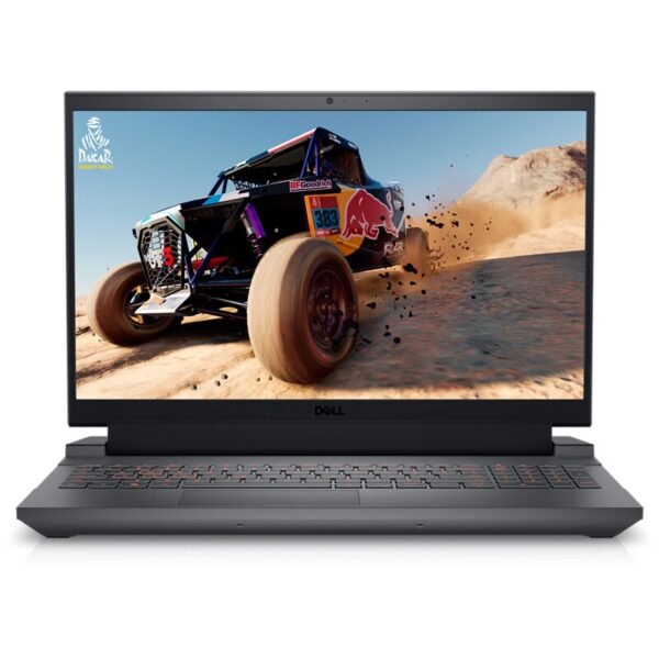 Dell G15 5530 Gaming Laptop - Black - Front View