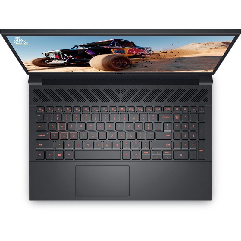 Dell Gaming G15 5530 - Black - Side View - Tech Spot Dell G15 5530 Gaming Laptop - Black - Side View