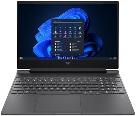 HP Victus 15 Silver - View 2 - Tech Spot HP Victus 15 Gaming Laptop Silver - Side View